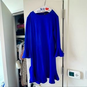 Jill Jill Stuart Crew Neck Flare Mini Dress